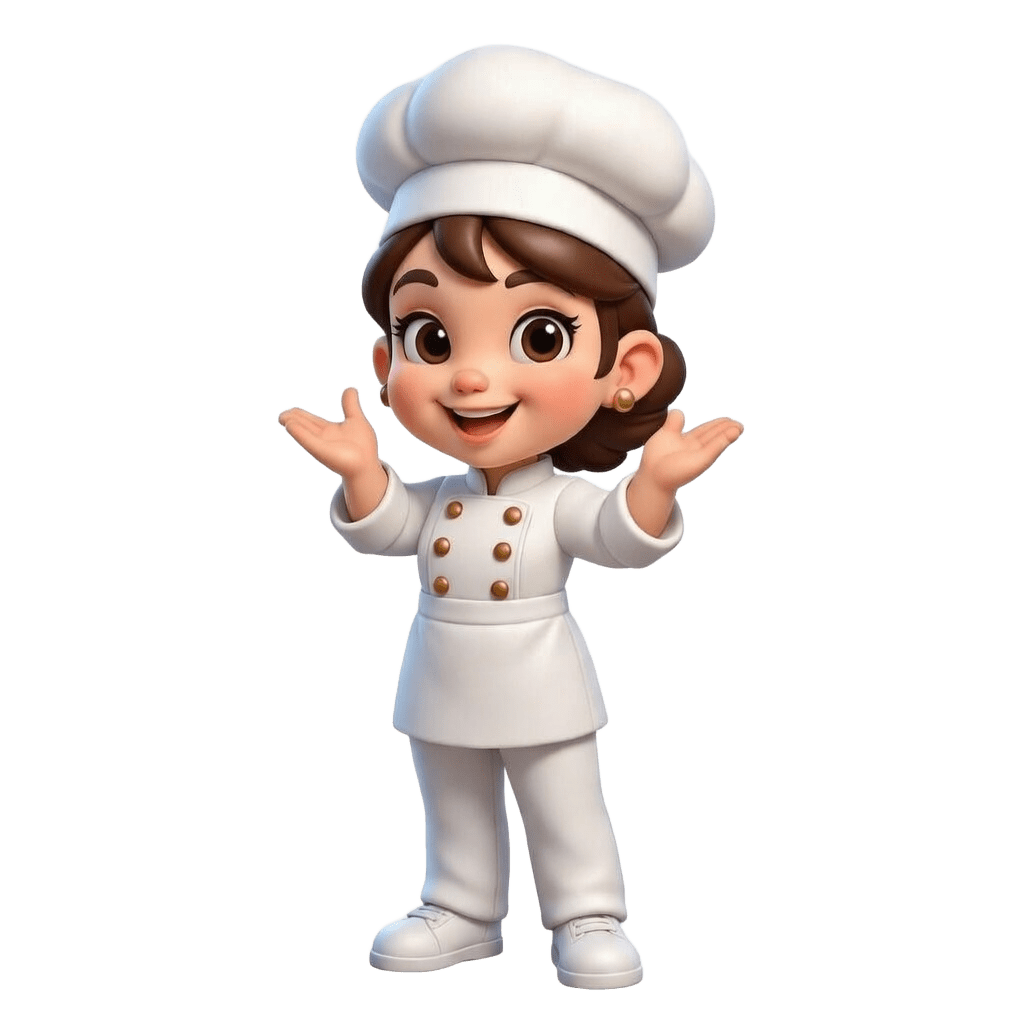 Mascote Delícias da Dê